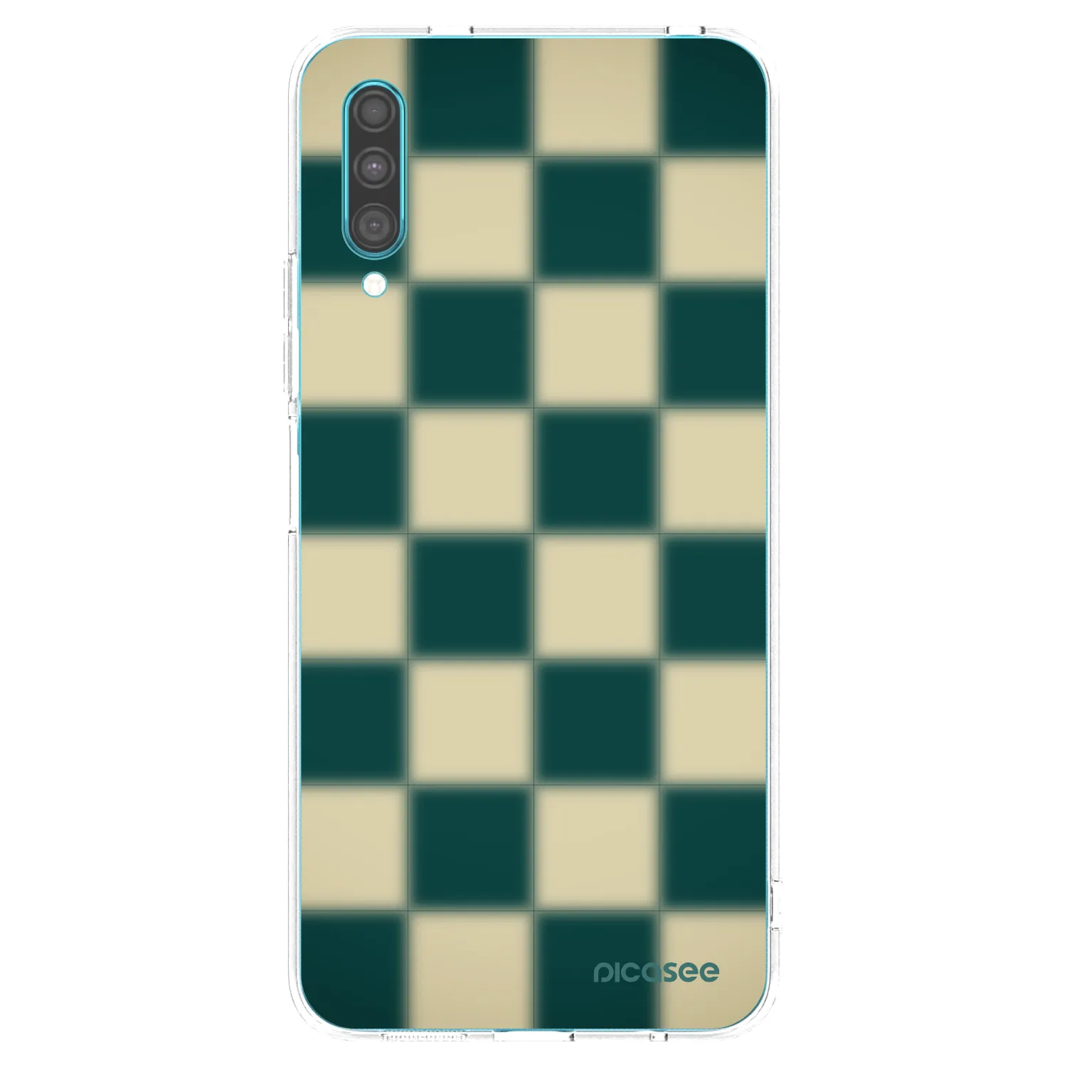 Picasee silikonska prozirna maskica za Samsung Galaxy A30s A307F - Shadow Chess