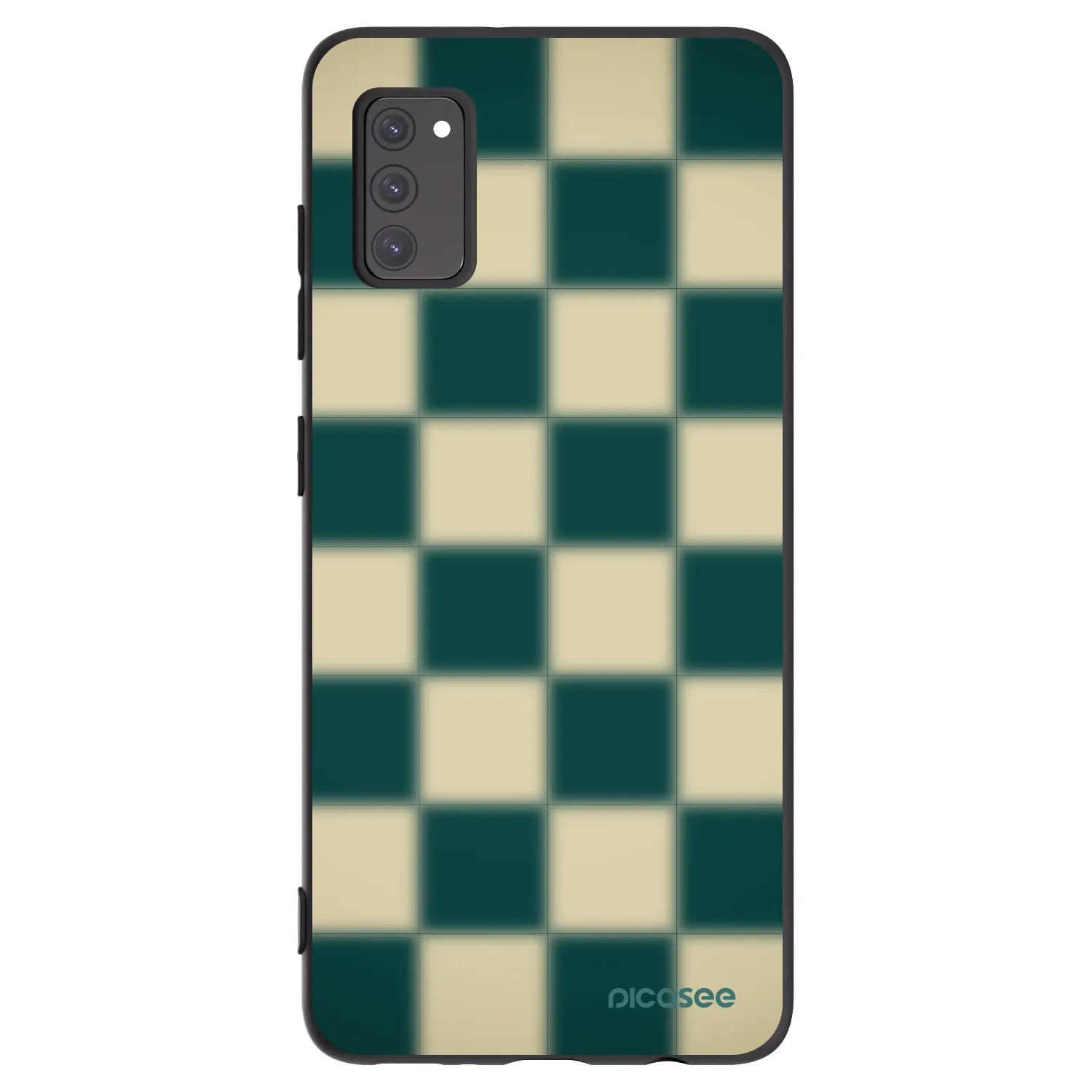Picasee crna silikonska maskica za Samsung Galaxy A41 A415F - Shadow Chess