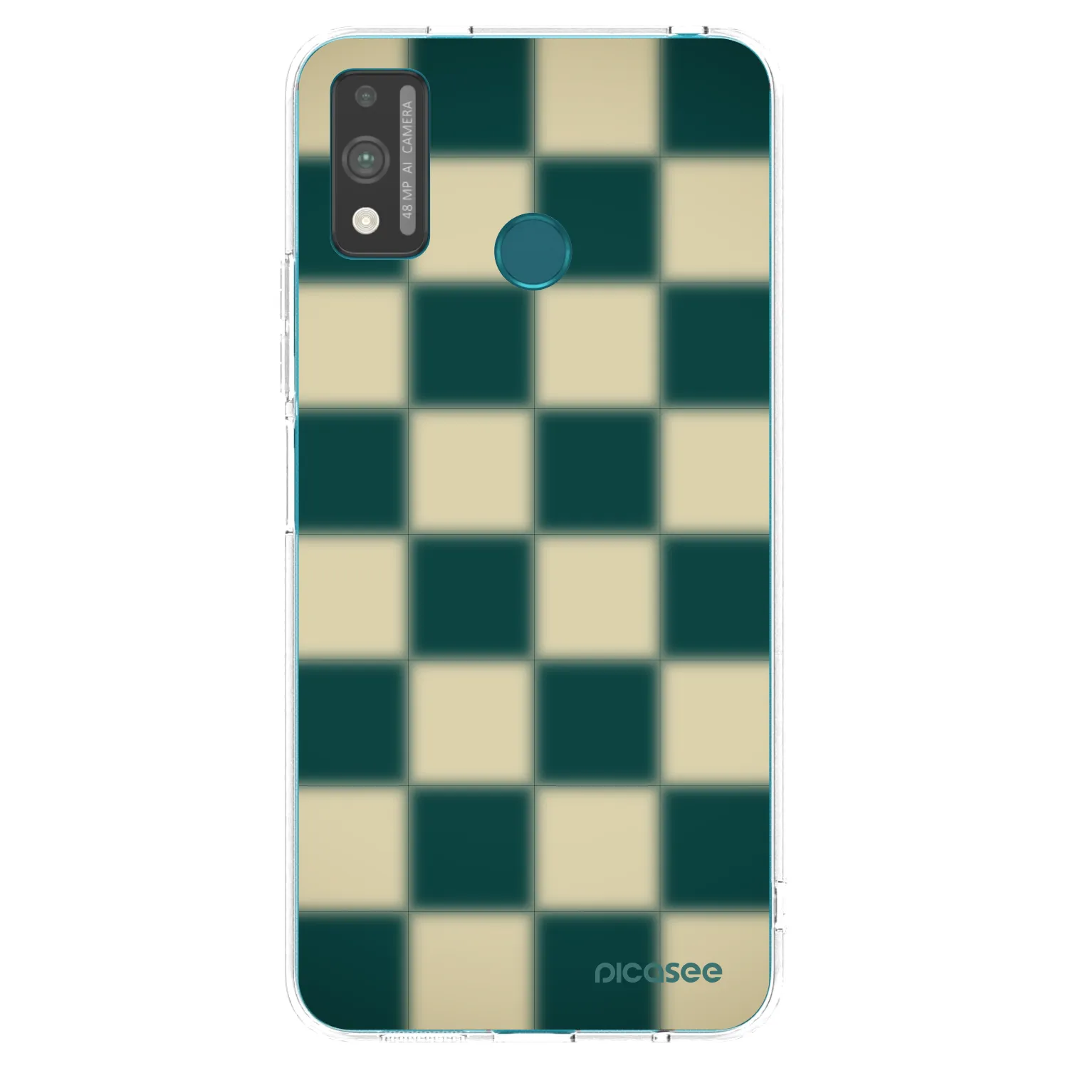 Picasee silikonska prozirna maskica za Honor 9X Lite - Shadow Chess