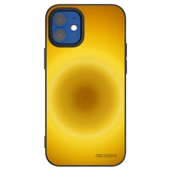 Picasee crna silikonska maskica za Apple iPhone 12 mini - Solar Pulse