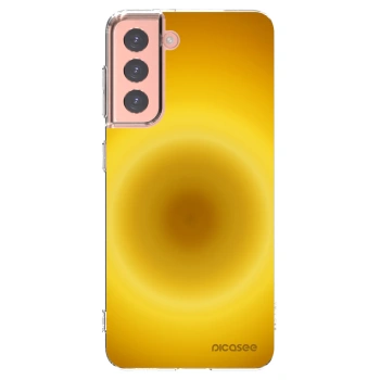 Picasee silikonska prozirna maskica za Samsung Galaxy S21 5G G991B - Solar Pulse