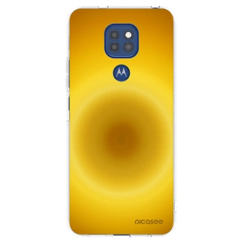 Picasee silikonska prozirna maskica za Motorola Moto G9 Play - Solar Pulse