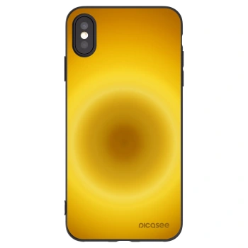 Picasee crna silikonska maskica za Apple iPhone XS Max - Solar Pulse
