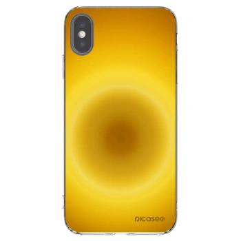 Picasee silikonska prozirna maskica za Apple iPhone XS Max - Solar Pulse