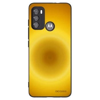 Picasee crna silikonska maskica za Motorola Moto G60 - Solar Pulse