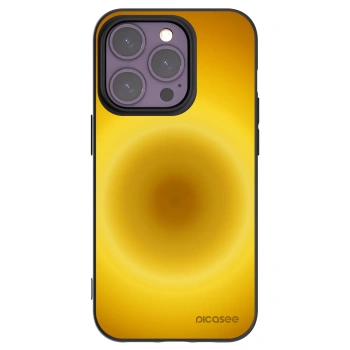 Picasee crna silikonska maskica za Apple iPhone 14 Pro - Solar Pulse