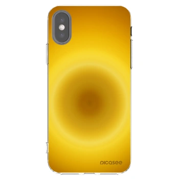 Picasee silikonska prozirna maskica za Apple iPhone X/XS - Solar Pulse