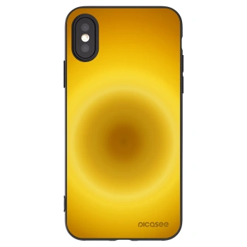 Picasee crna silikonska maskica za Apple iPhone X/XS - Solar Pulse
