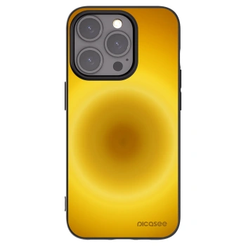 Picasee crna silikonska maskica za Apple iPhone 15 Pro - Solar Pulse