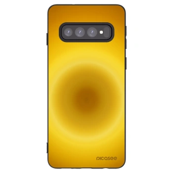 Picasee crna silikonska maskica za Samsung Galaxy S10 G973 - Solar Pulse