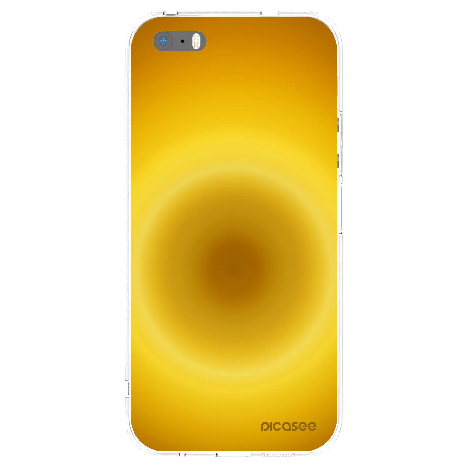 Picasee silikonska prozirna maskica za Apple iPhone 5/5S/SE - Solar Pulse