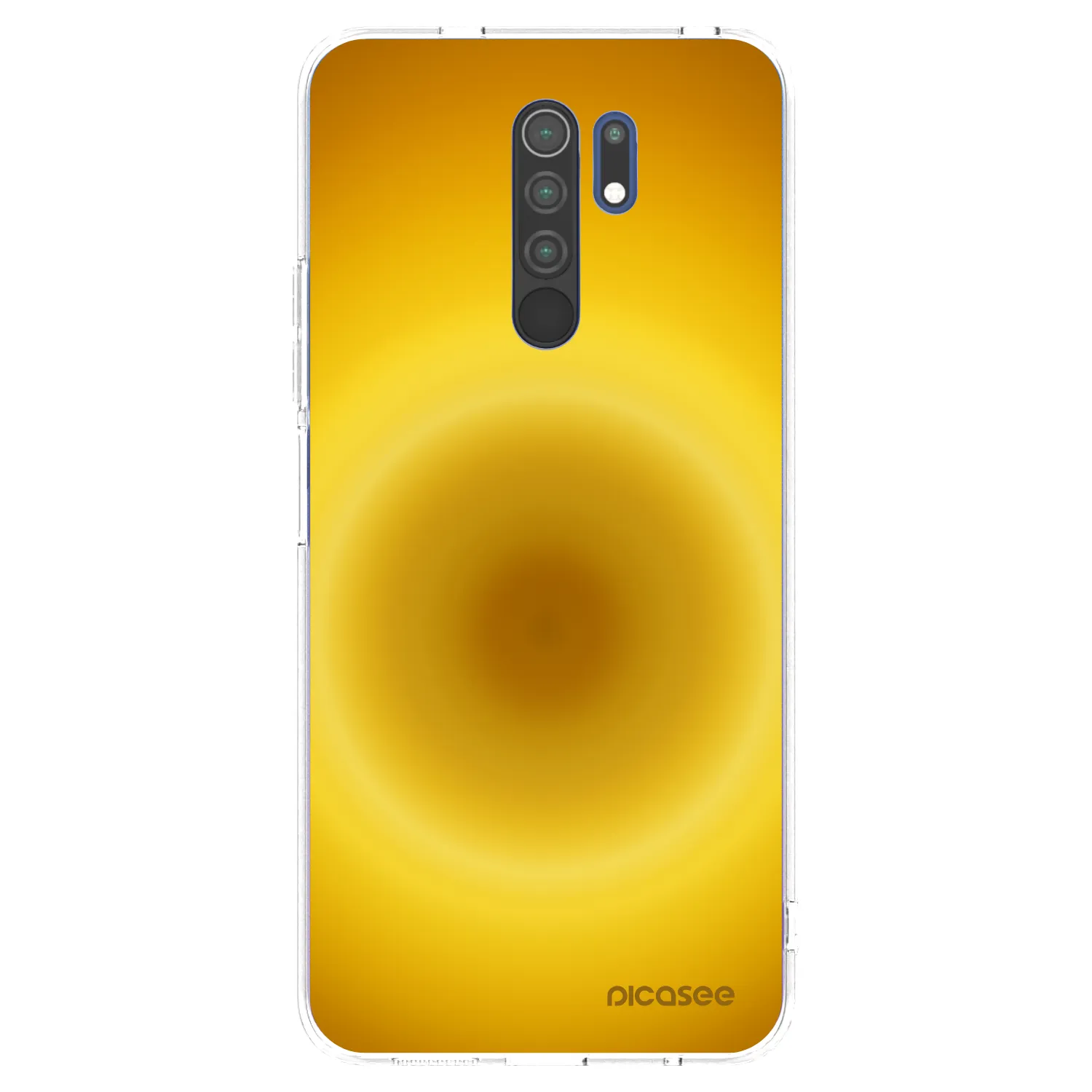 Picasee silikonska prozirna maskica za Xiaomi Redmi 9 - Solar Pulse
