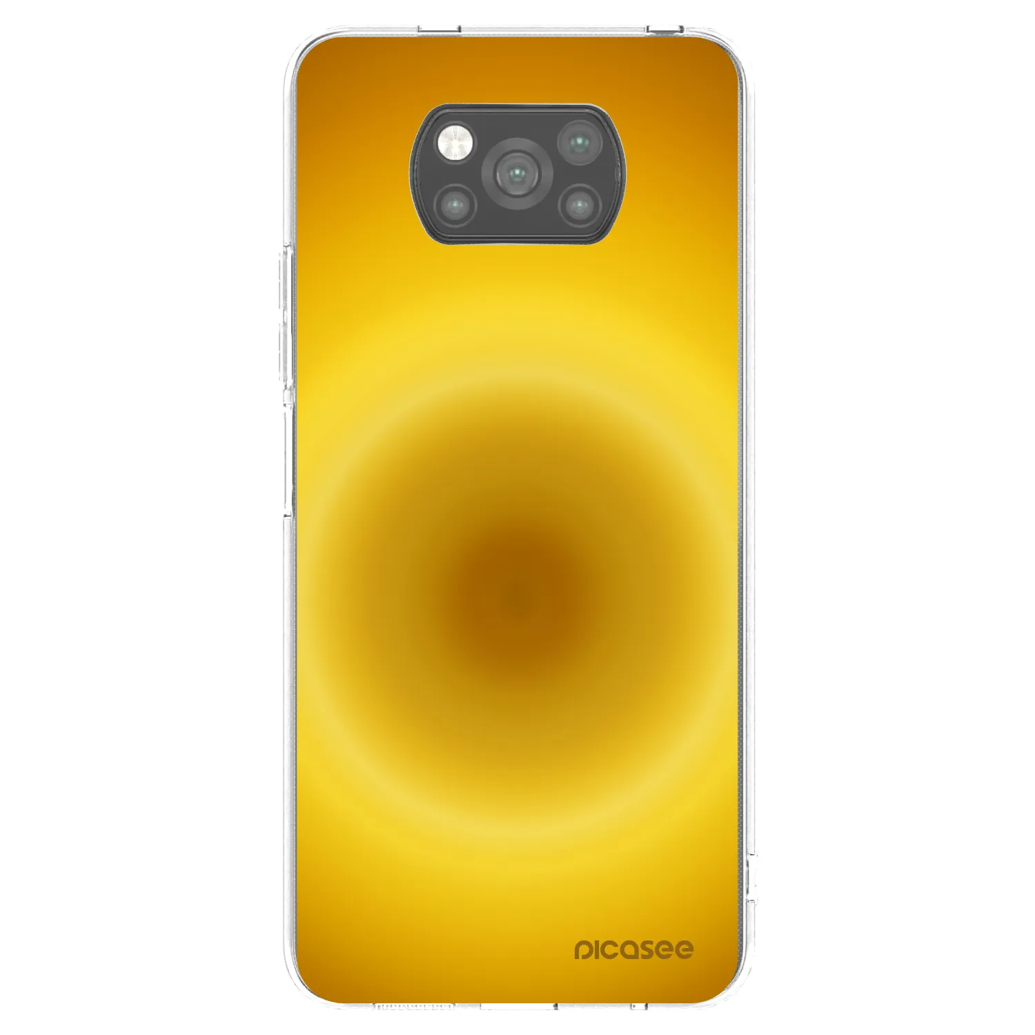 Picasee crna silikonska maskica za Xiaomi Poco X3 - Solar Pulse