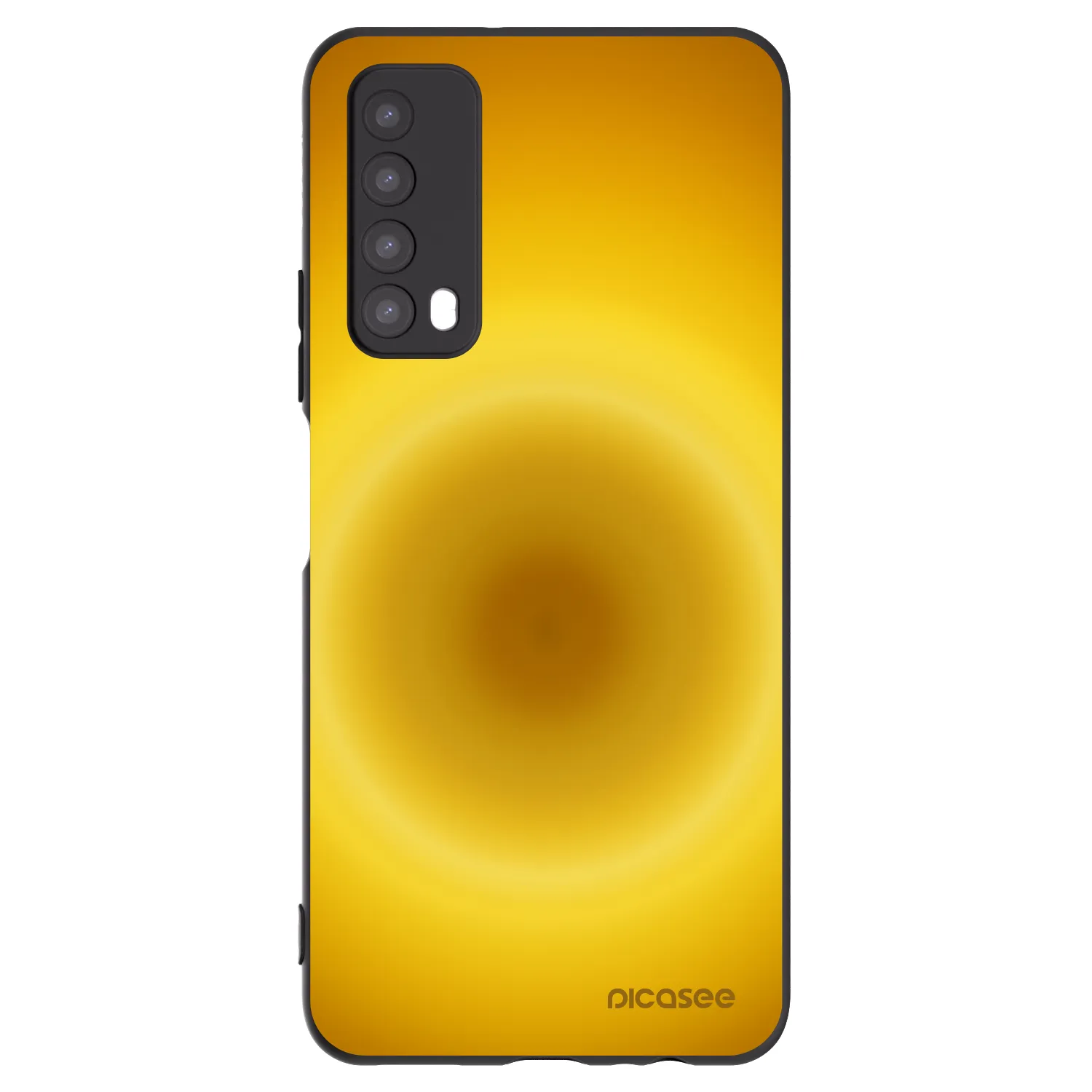 Picasee crna silikonska maskica za Huawei P Smart 2021 - Solar Pulse