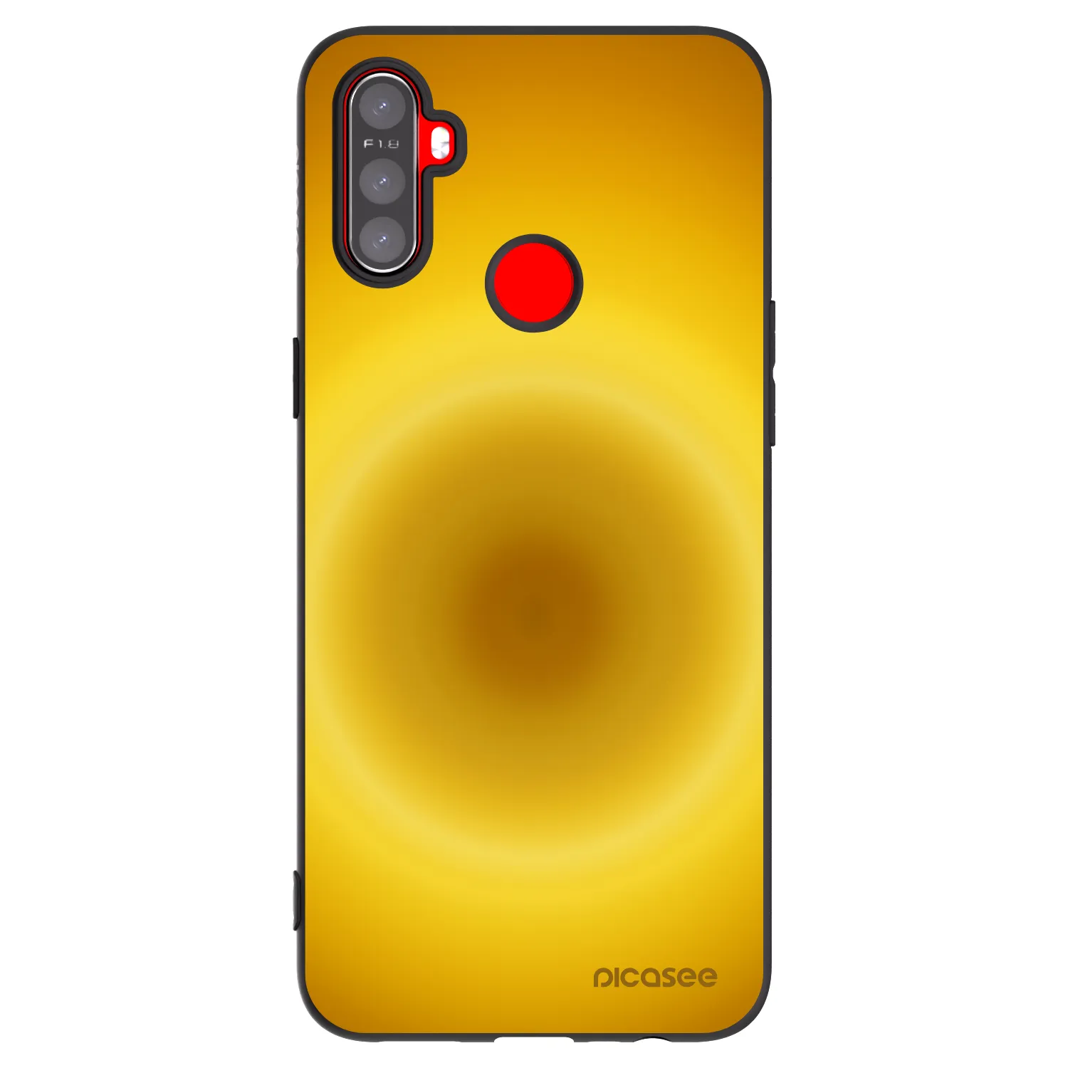Picasee crna silikonska maskica za Realme C3 - Solar Pulse