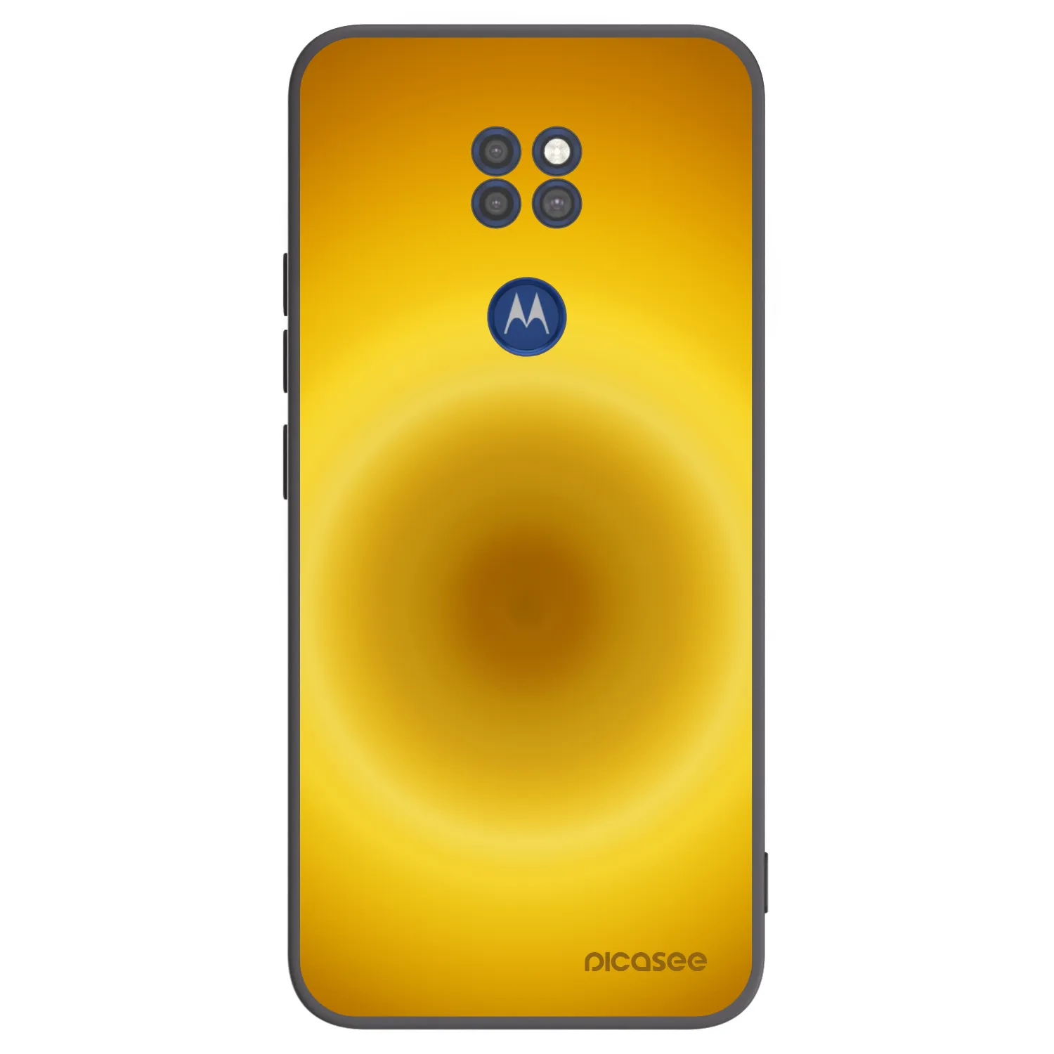 Picasee crna silikonska maskica za Motorola Moto G9 Play - Solar Pulse