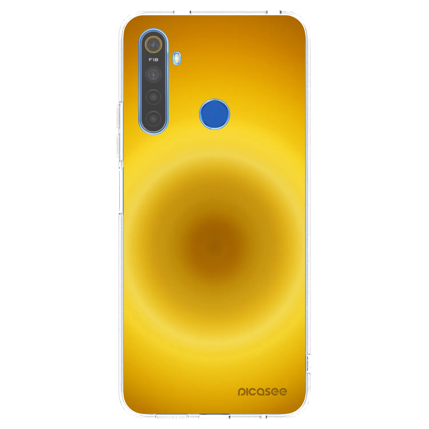 Picasee silikonska prozirna maskica za Realme 5 - Solar Pulse