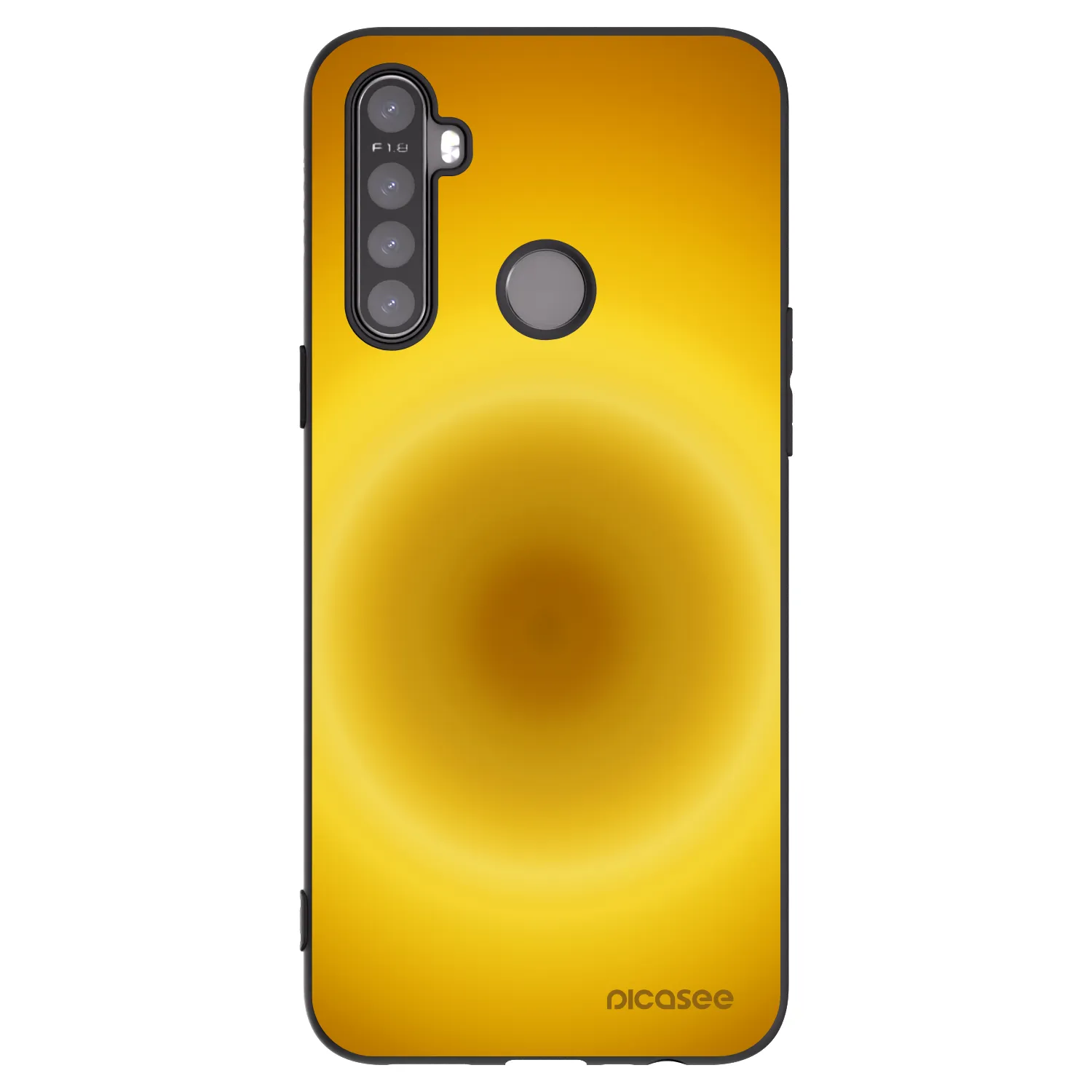 Picasee crna silikonska maskica za Realme 5 - Solar Pulse