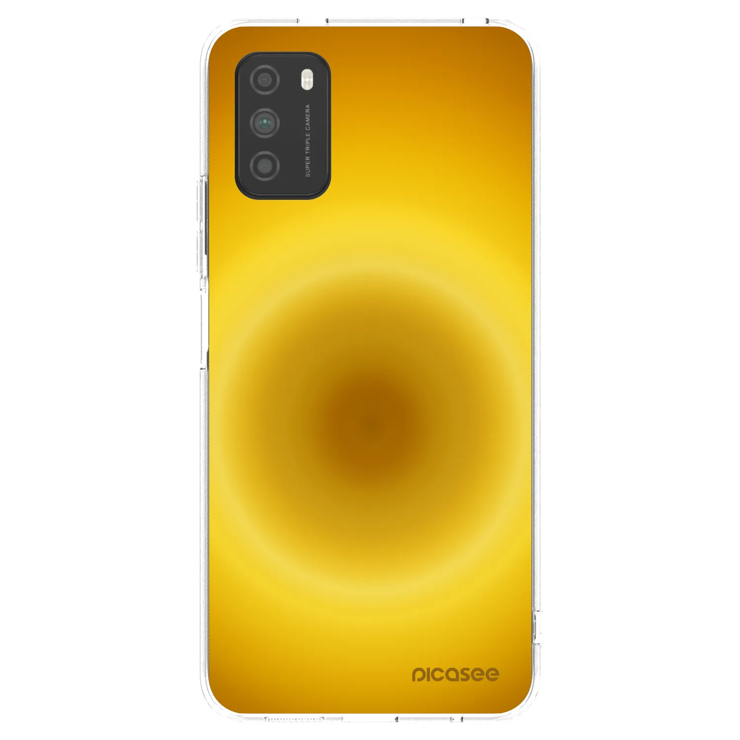 Picasee silikonska prozirna maskica za Xiaomi Poco M3 - Solar Pulse