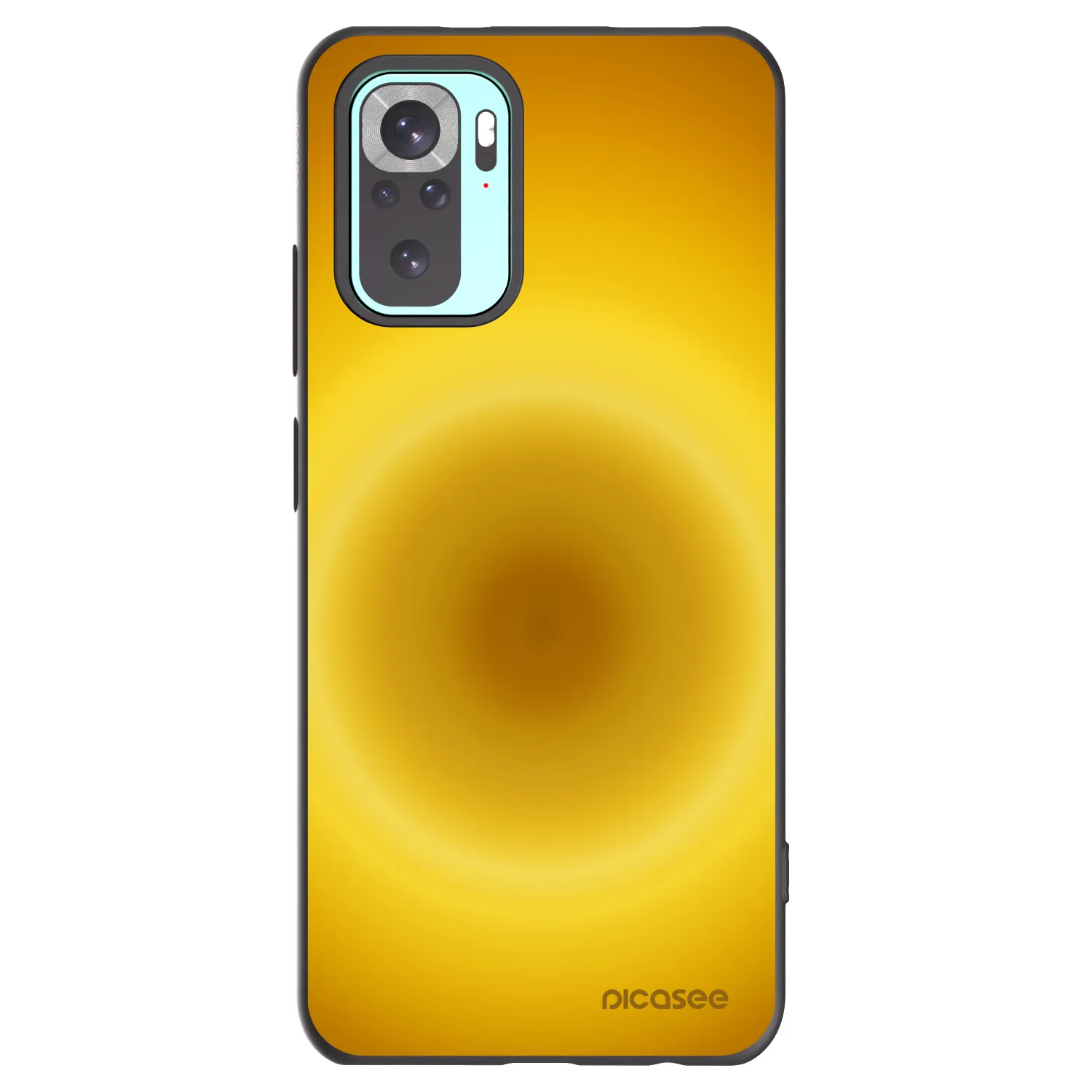 Picasee crna silikonska maskica za Xiaomi Redmi Note 10 Pro - Solar Pulse