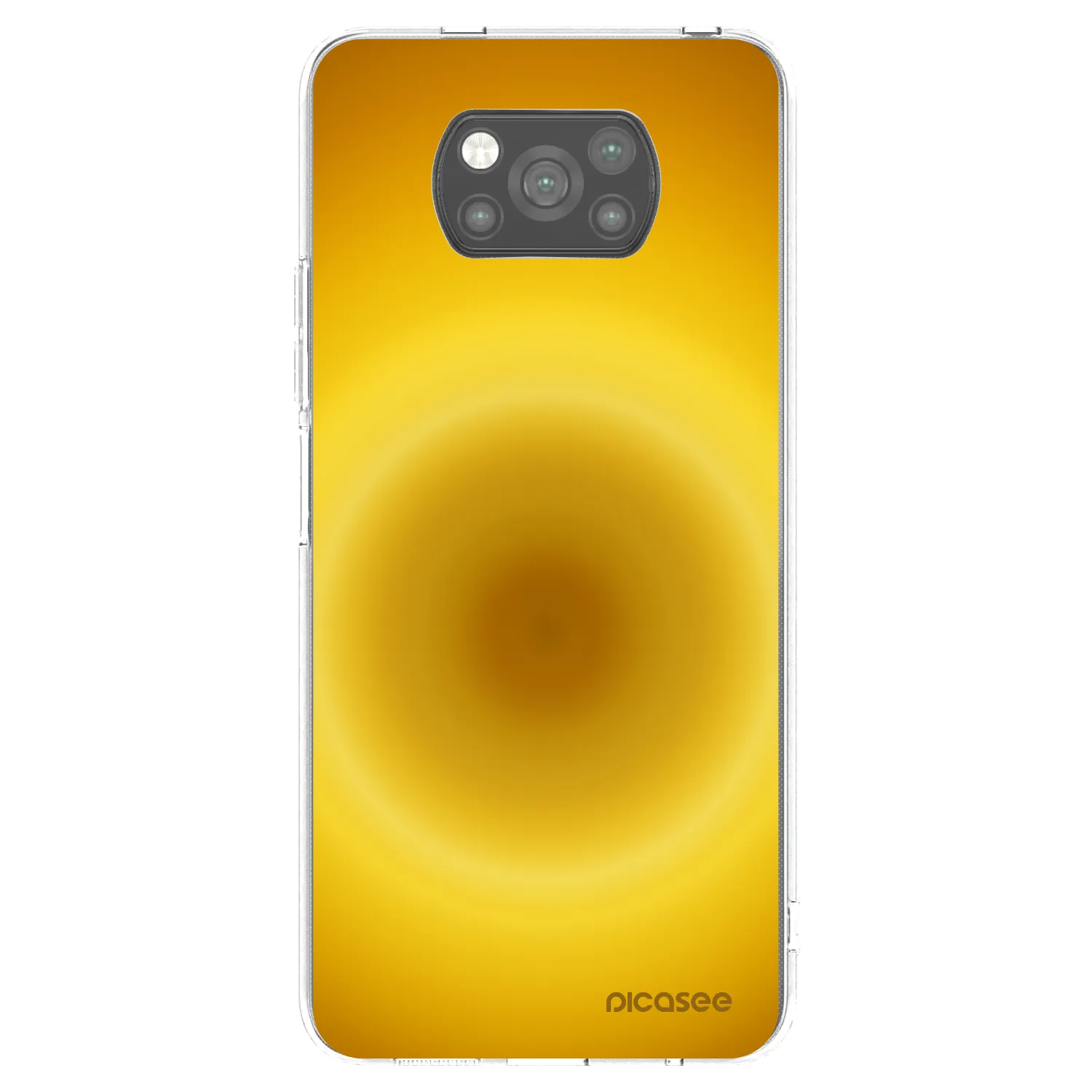 Picasee crna silikonska maskica za Xiaomi Poco X3 Pro - Solar Pulse