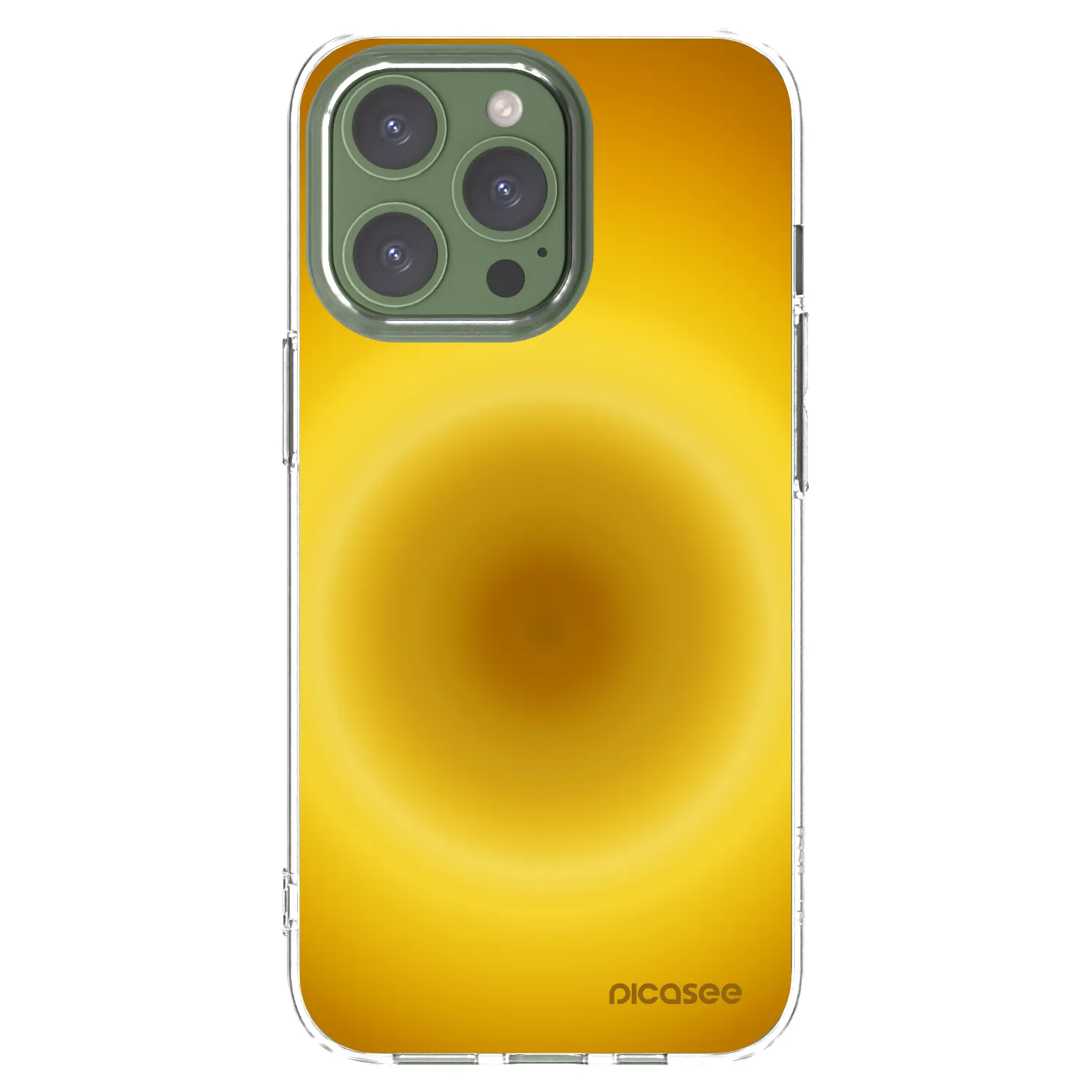 Picasee silikonska prozirna maskica za Apple iPhone 13 Pro - Solar Pulse