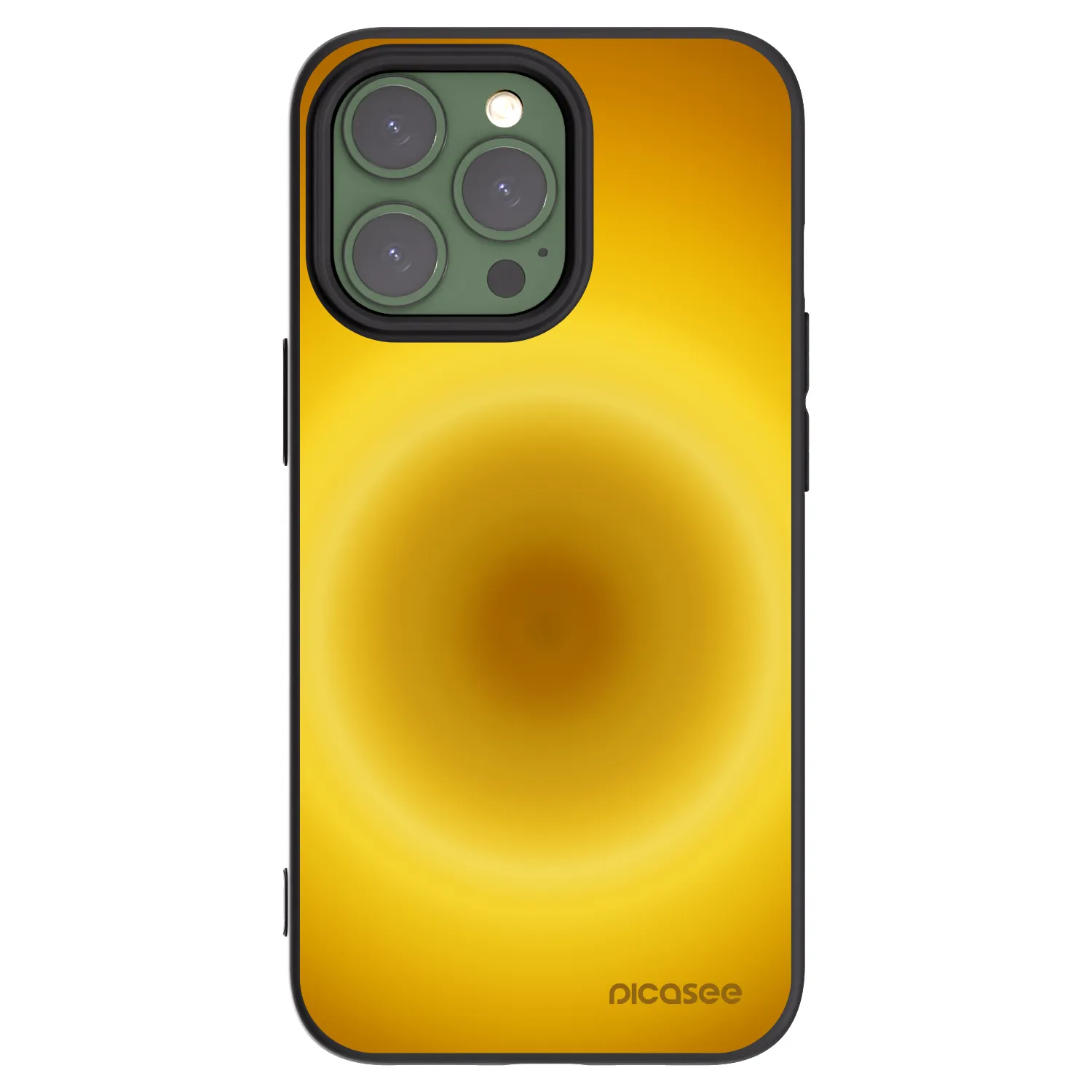 Picasee crna silikonska maskica za Apple iPhone 13 Pro - Solar Pulse