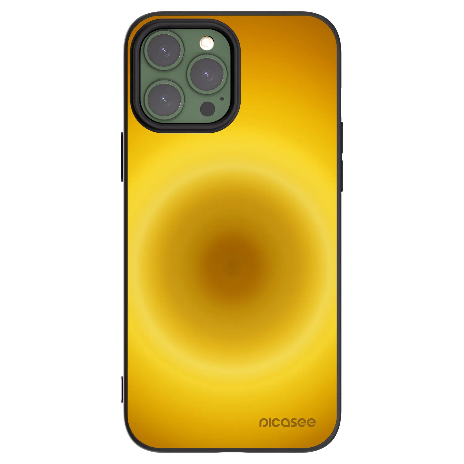 Picasee crna silikonska maskica za Apple iPhone 13 Pro Max - Solar Pulse