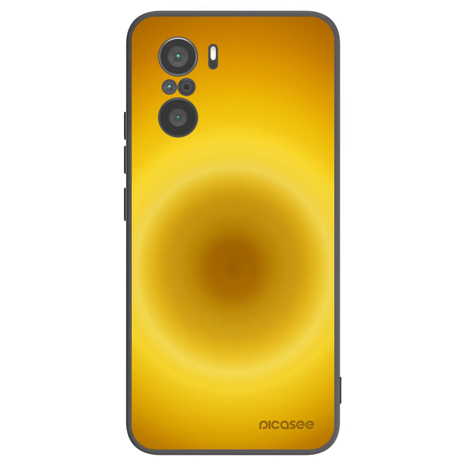 Picasee crna silikonska maskica za Xiaomi Poco F3 - Solar Pulse