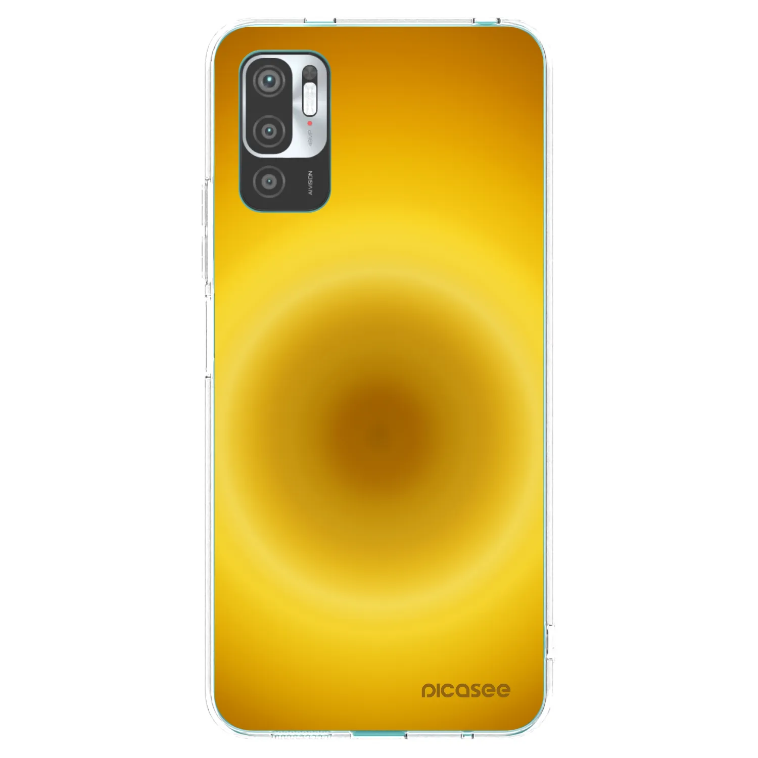 Picasee silikonska prozirna maskica za Xiaomi Redmi Note 10 5G - Solar Pulse
