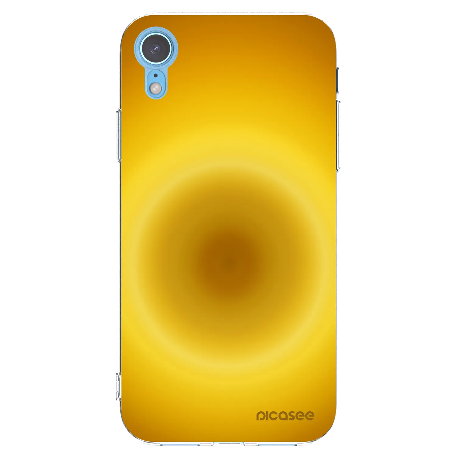 Picasee silikonska prozirna maskica za Apple iPhone XR - Solar Pulse