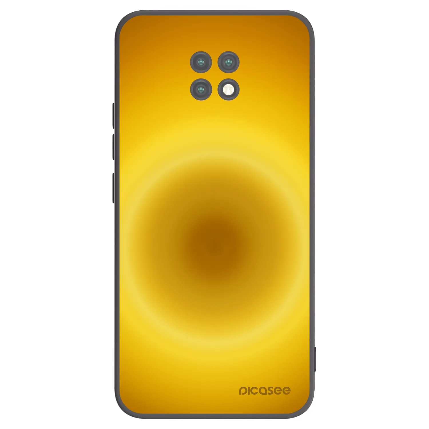 Picasee crna silikonska maskica za Xiaomi Redmi Note 9T - Solar Pulse
