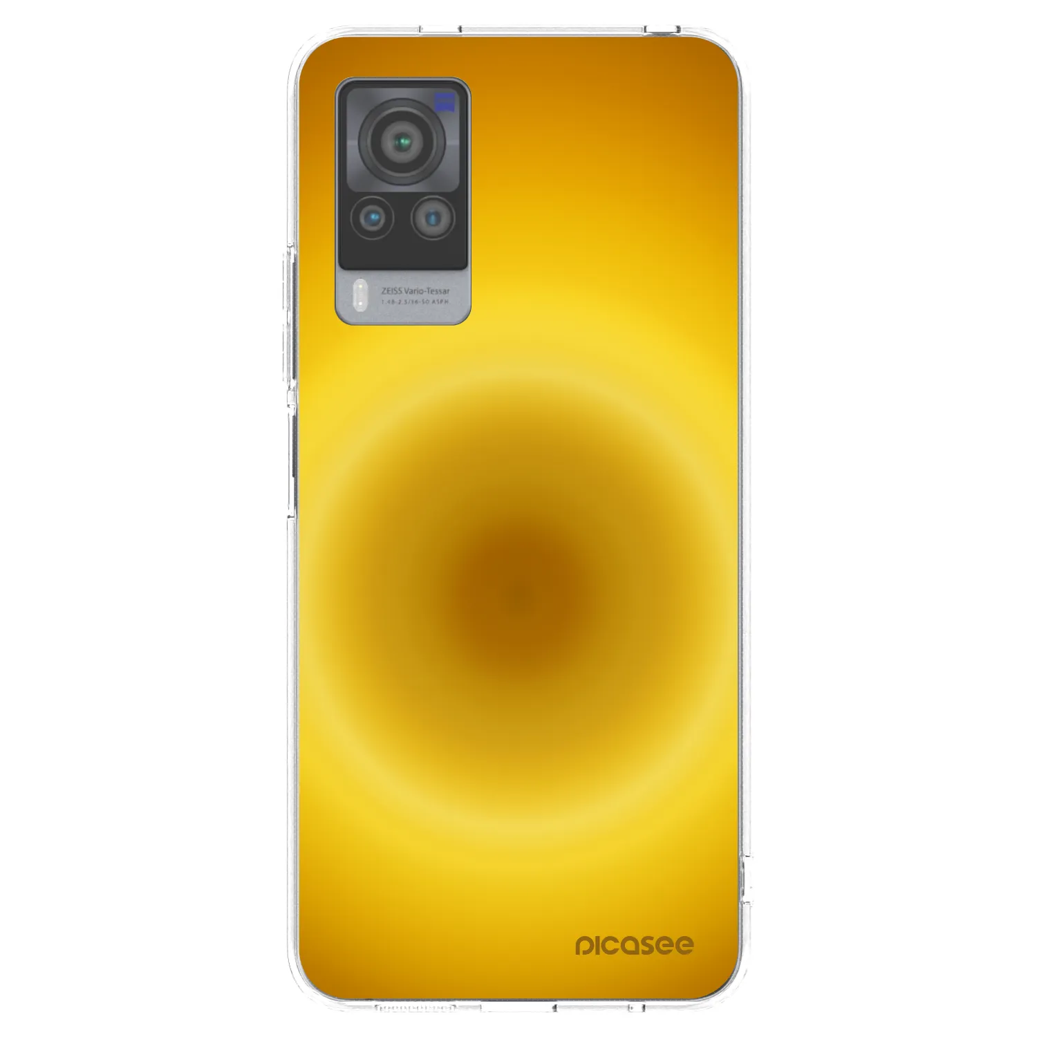 Picasee silikonska prozirna maskica za Vivo X60 Pro 5G - Solar Pulse