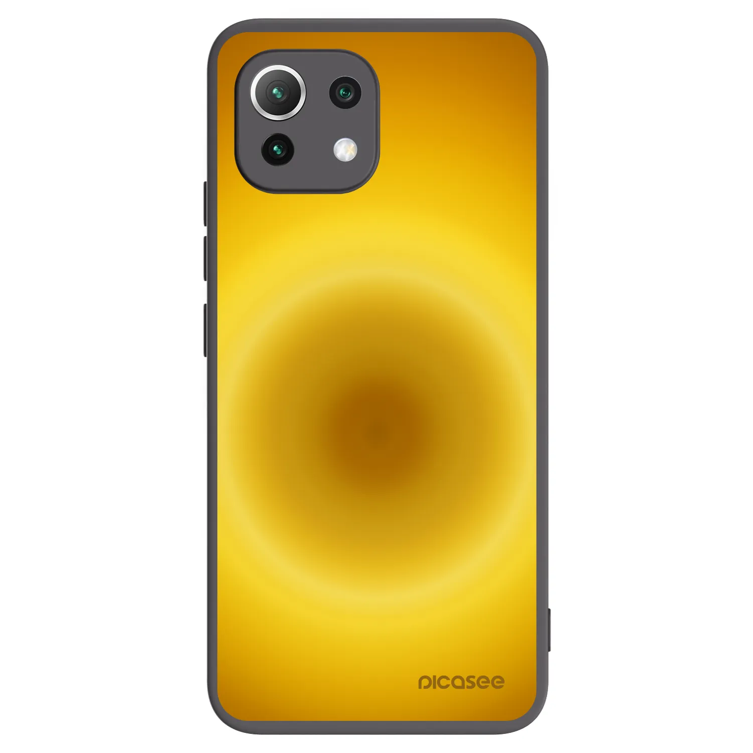 Picasee crna silikonska maskica za Xiaomi 11 Lite 5G NE - Solar Pulse