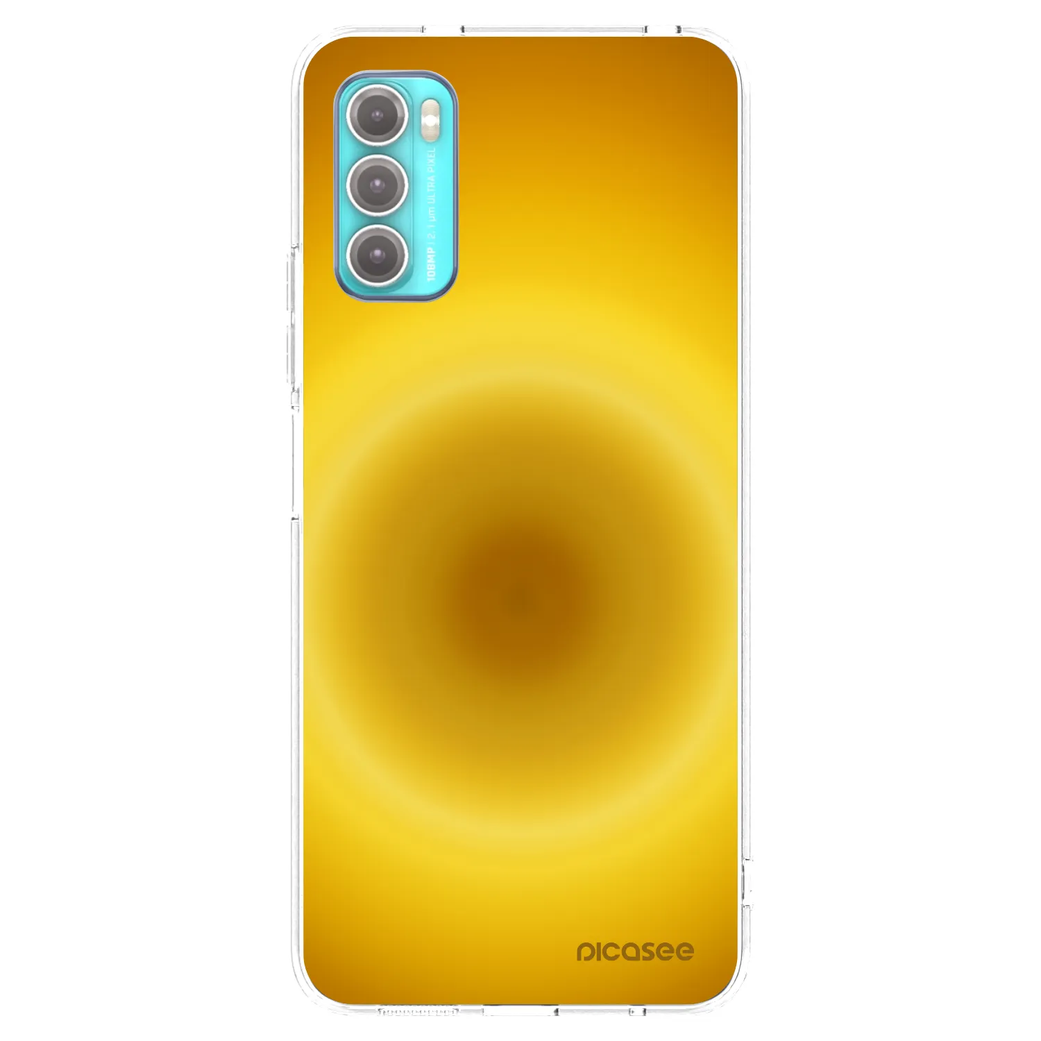 Picasee silikonska prozirna maskica za Motorola Moto G60 - Solar Pulse
