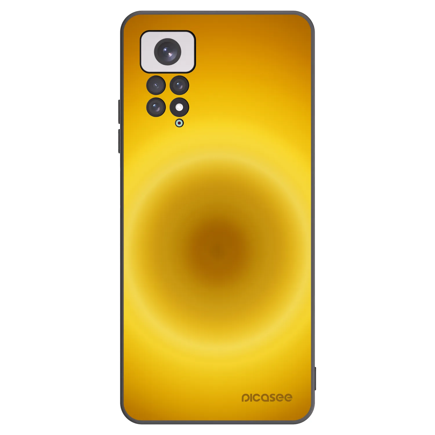 Picasee crna silikonska maskica za Xiaomi Redmi Note 11 - Solar Pulse