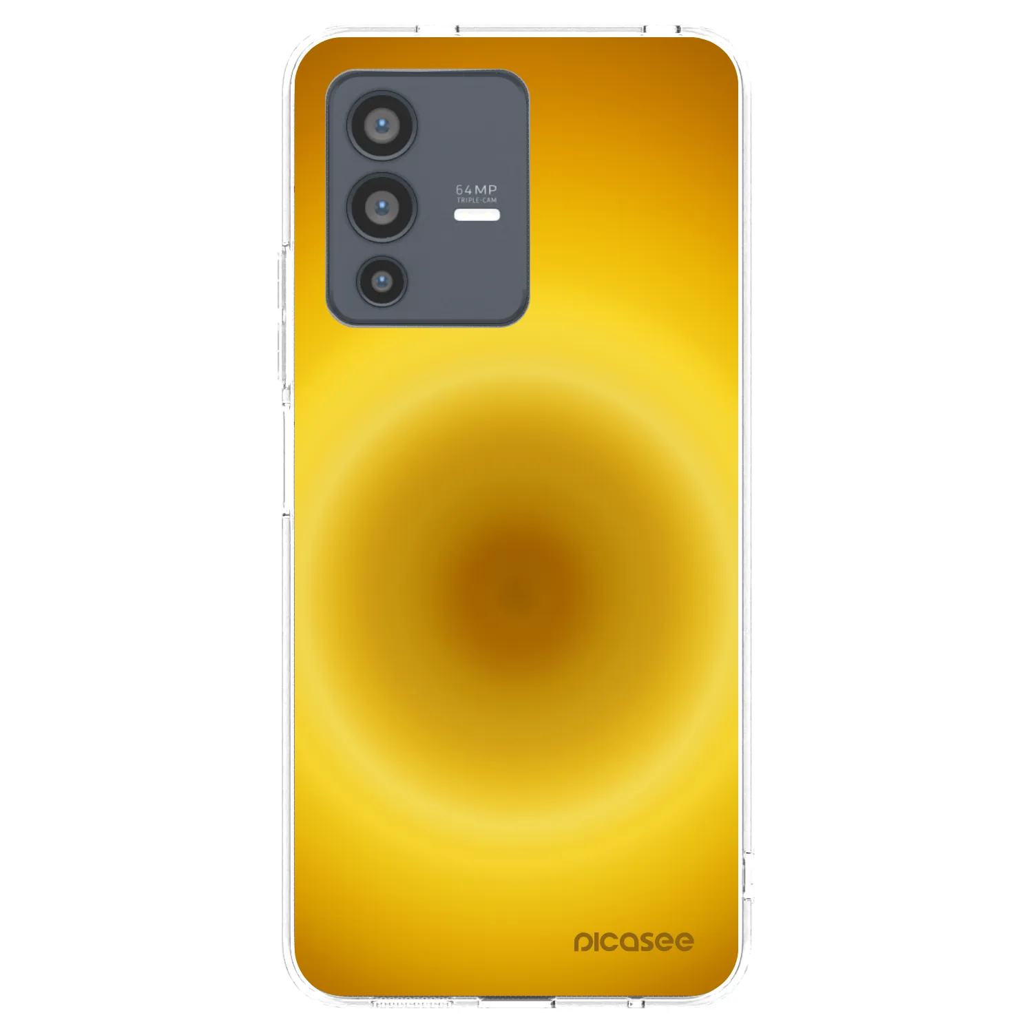 Picasee silikonska prozirna maskica za Vivo V23 5G - Solar Pulse