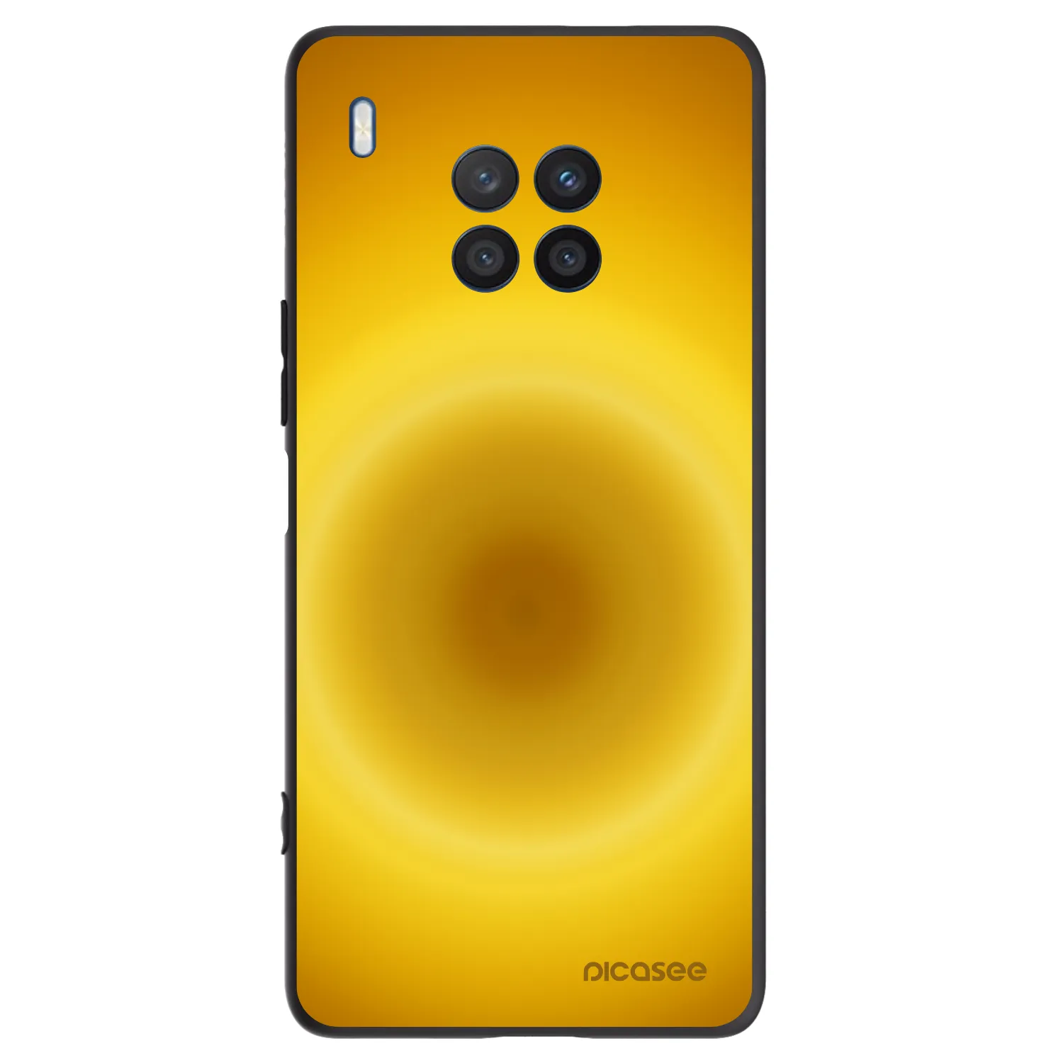 Picasee crna silikonska maskica za Honor 50 Lite - Solar Pulse