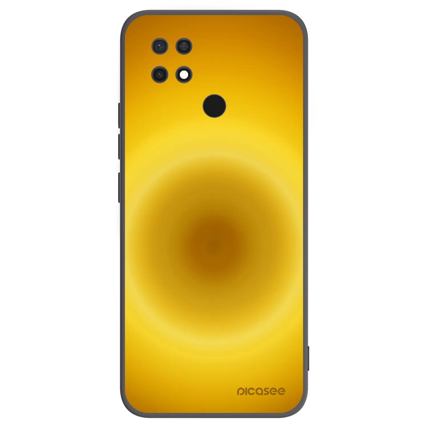 Picasee crna silikonska maskica za Xiaomi Redmi 10C - Solar Pulse