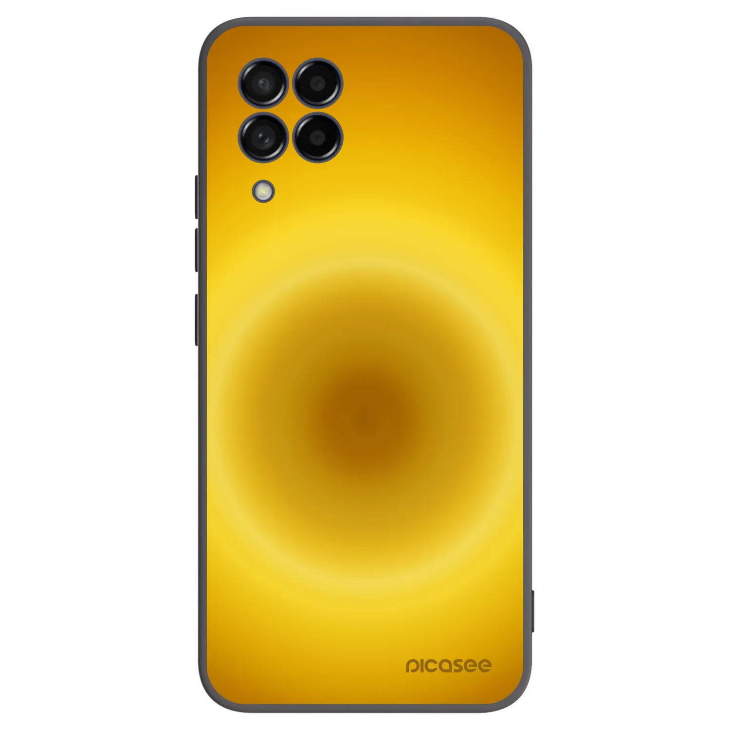 Picasee crna silikonska maskica za Samsung Galaxy M53 5G - Solar Pulse