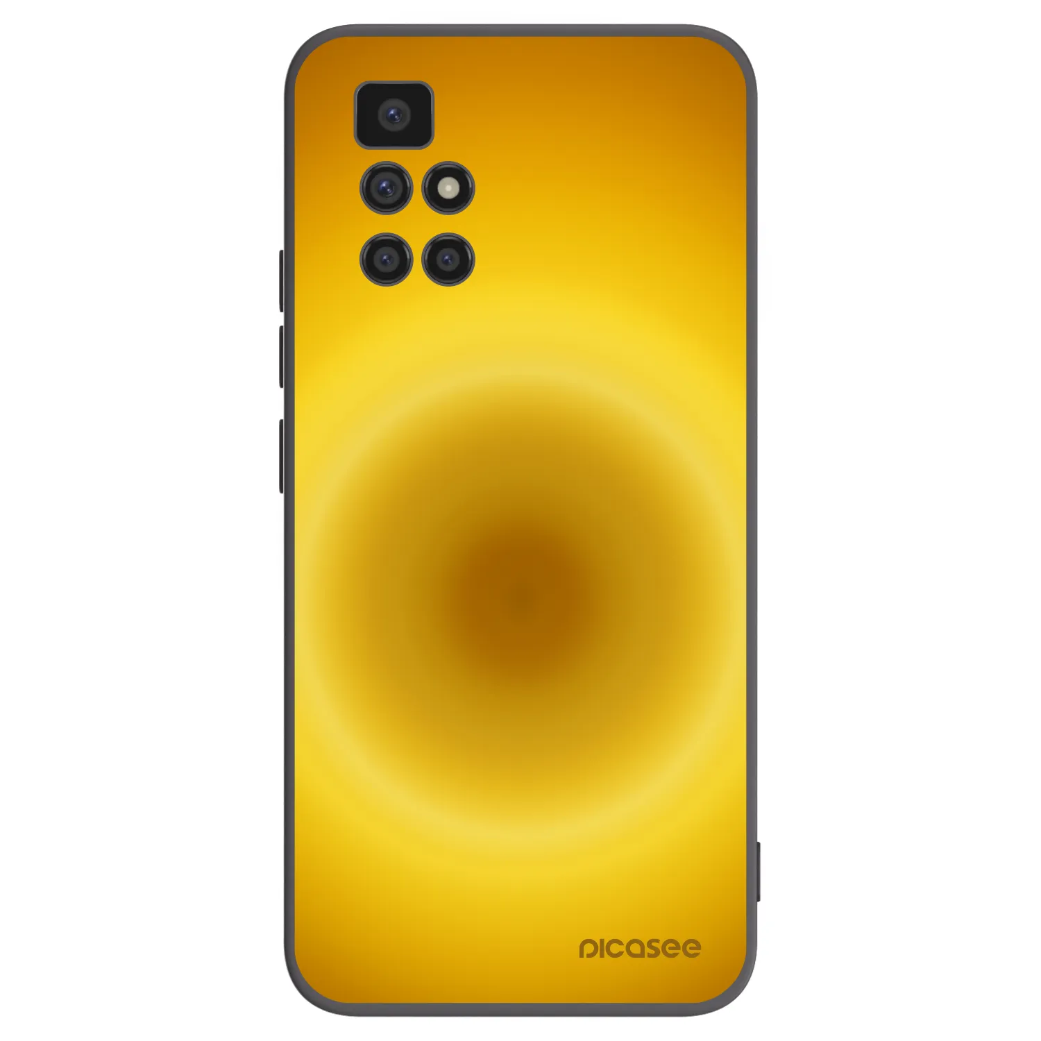 Picasee crna silikonska maskica za Xiaomi Redmi 10 (2022) - Solar Pulse