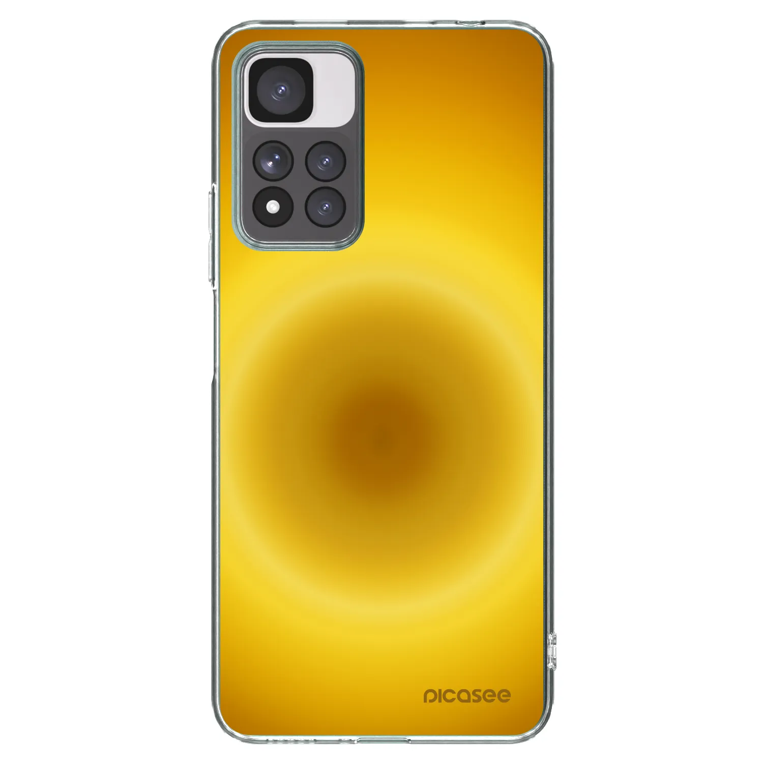 Picasee silikonska prozirna maskica za Xiaomi Redmi Note 11 Pro+ 5G - Solar Pulse
