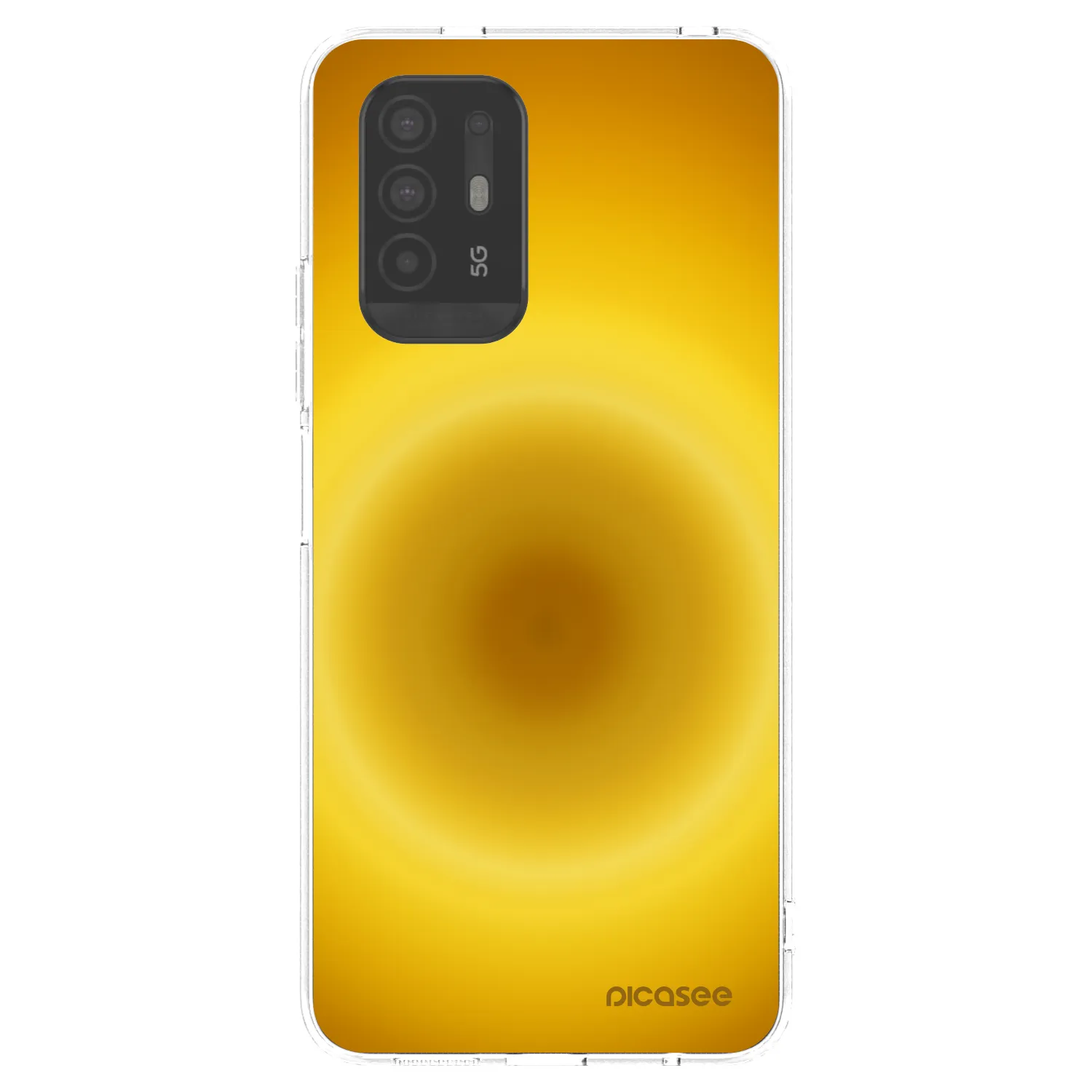 Picasee silikonska prozirna maskica za OPPO A94 5G - Solar Pulse