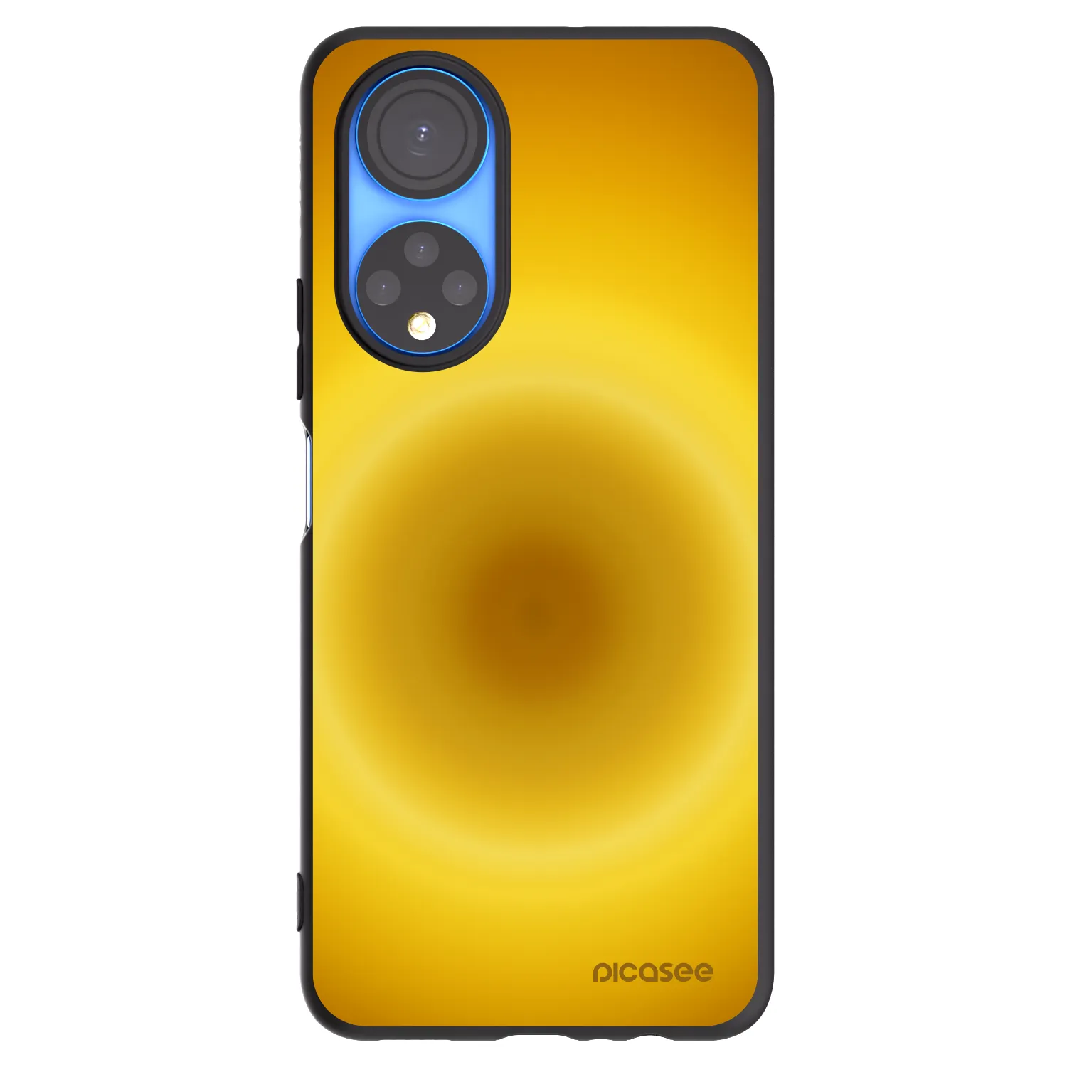 Picasee crna silikonska maskica za Honor X7 - Solar Pulse