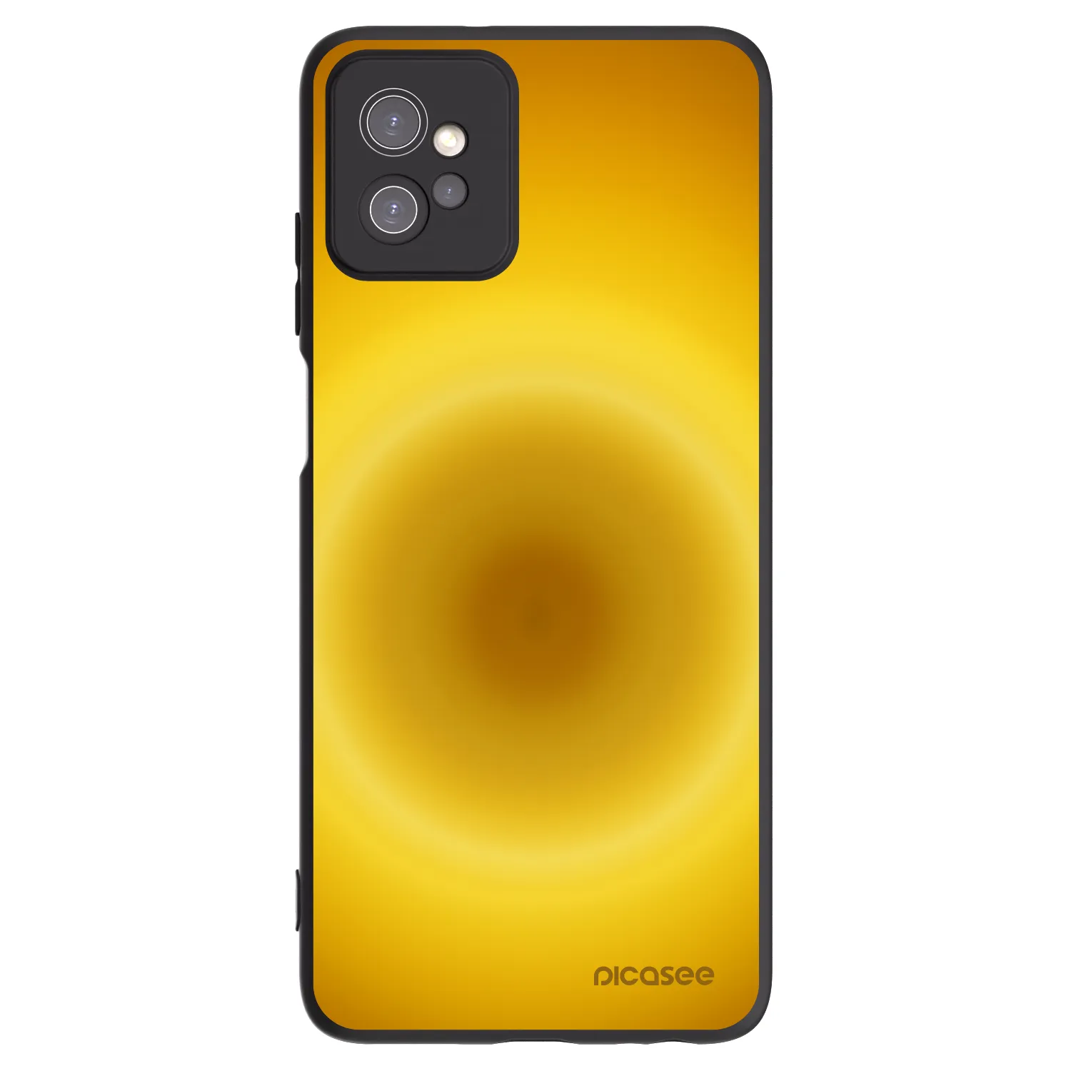 Picasee crna silikonska maskica za Motorola Moto G32 - Solar Pulse