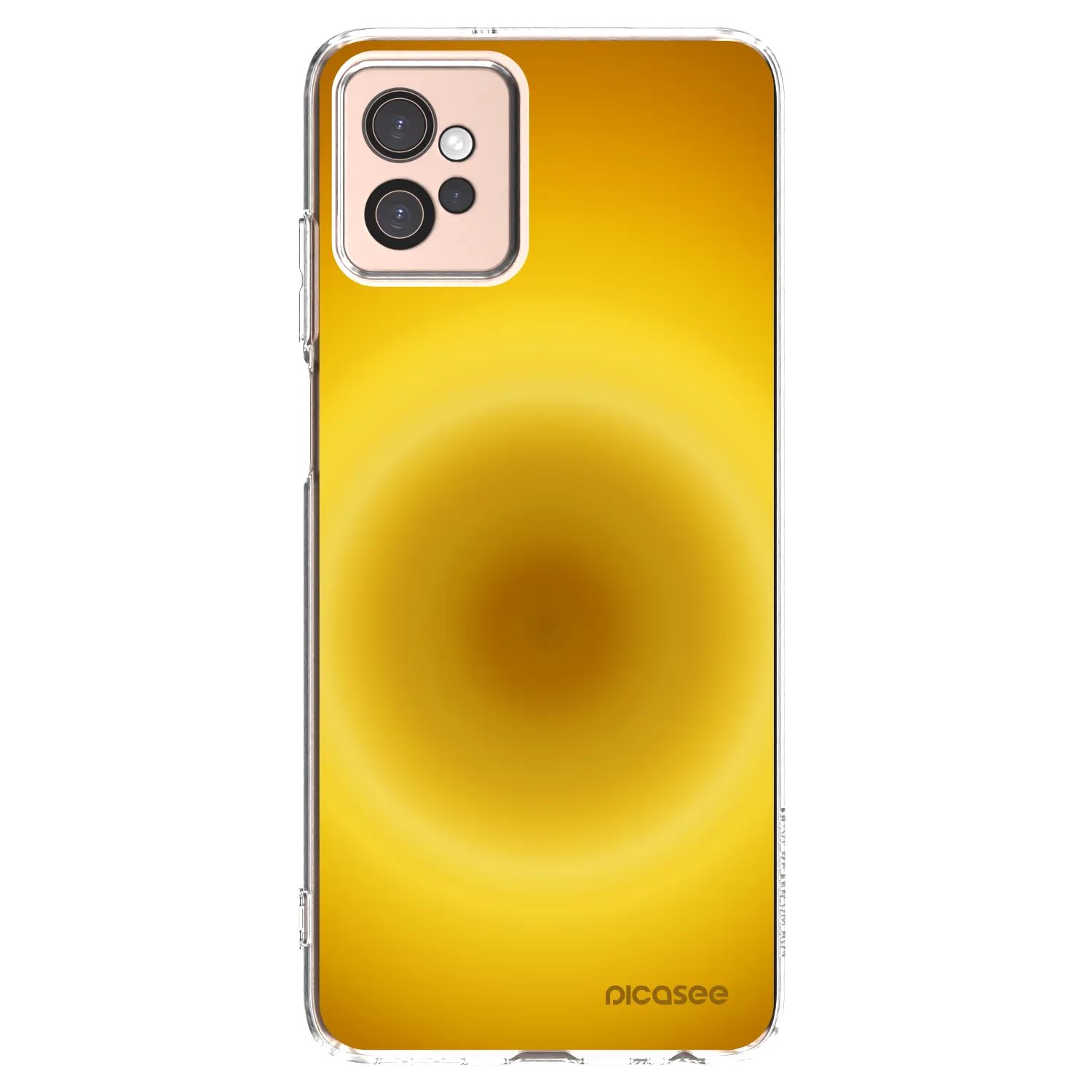 Picasee silikonska prozirna maskica za Motorola Moto G32 - Solar Pulse
