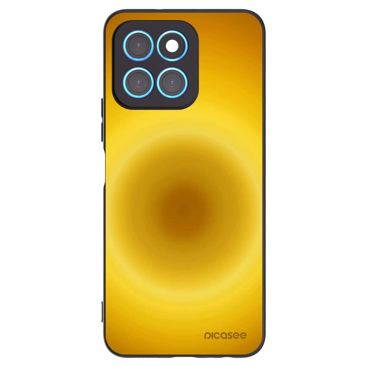 Picasee crna silikonska maskica za Honor X8 5G - Solar Pulse
