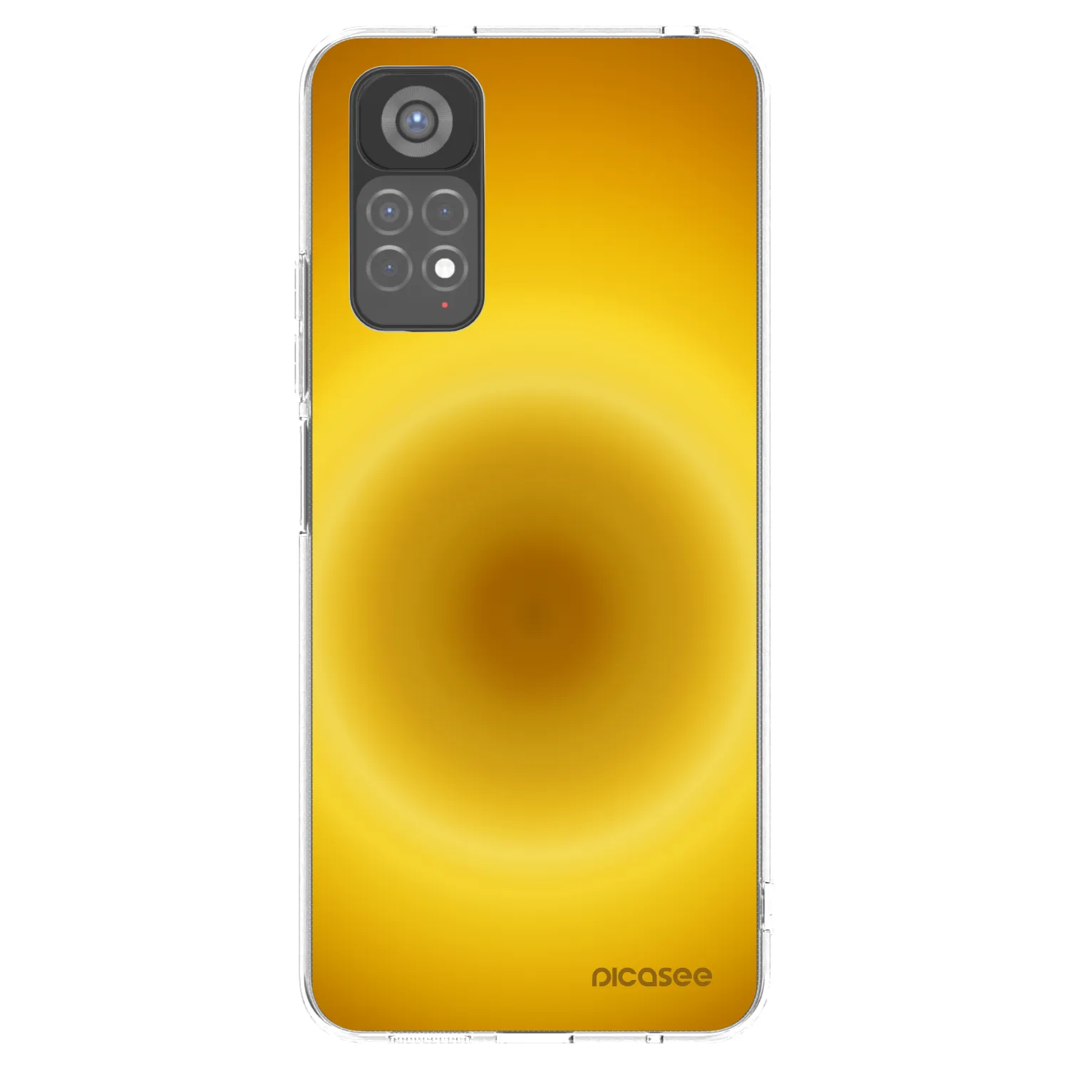 Picasee silikonska prozirna maskica za Xiaomi Redmi Note 11S 5G - Solar Pulse