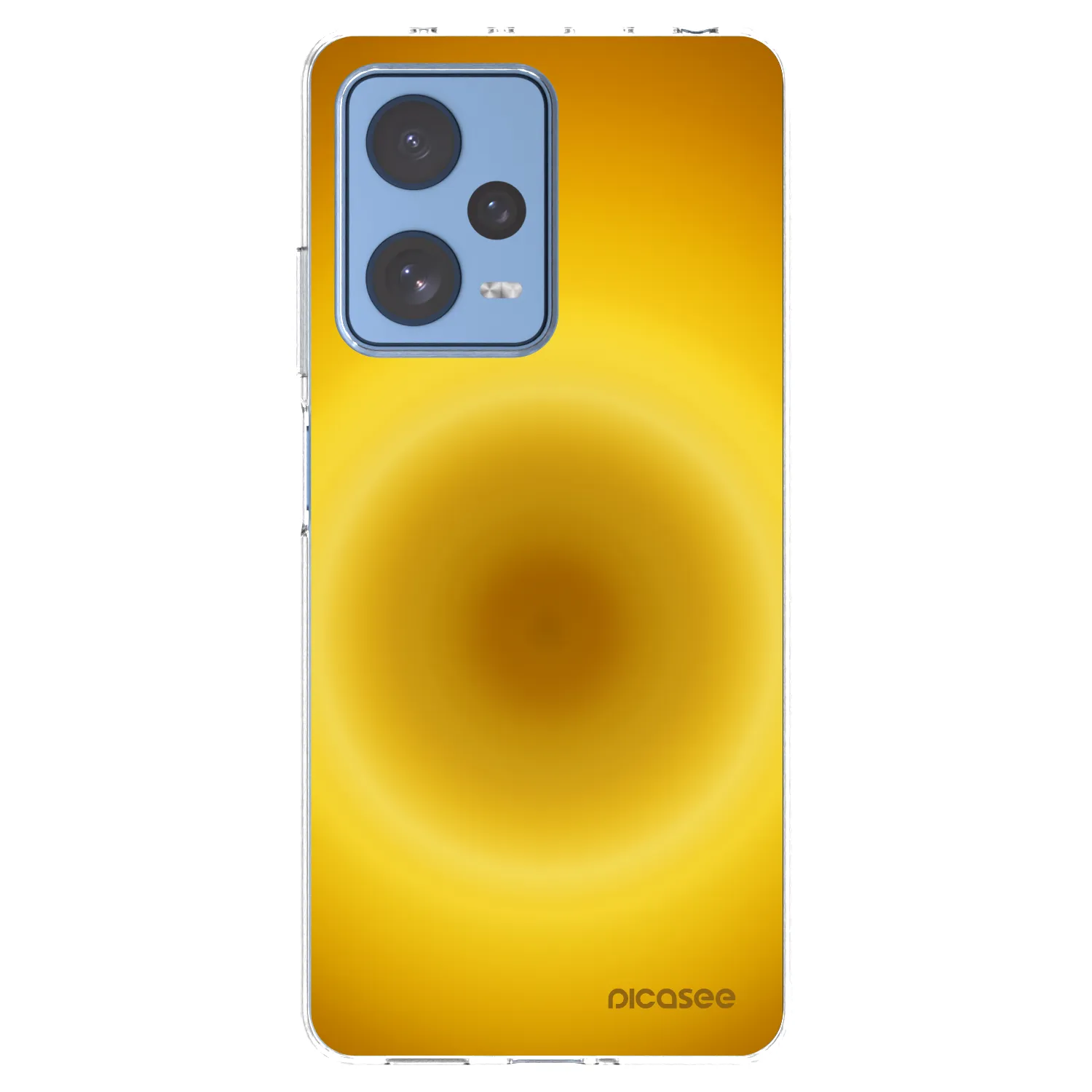 Picasee silikonska prozirna maskica za Xiaomi Redmi Note 12 Pro 5G - Solar Pulse