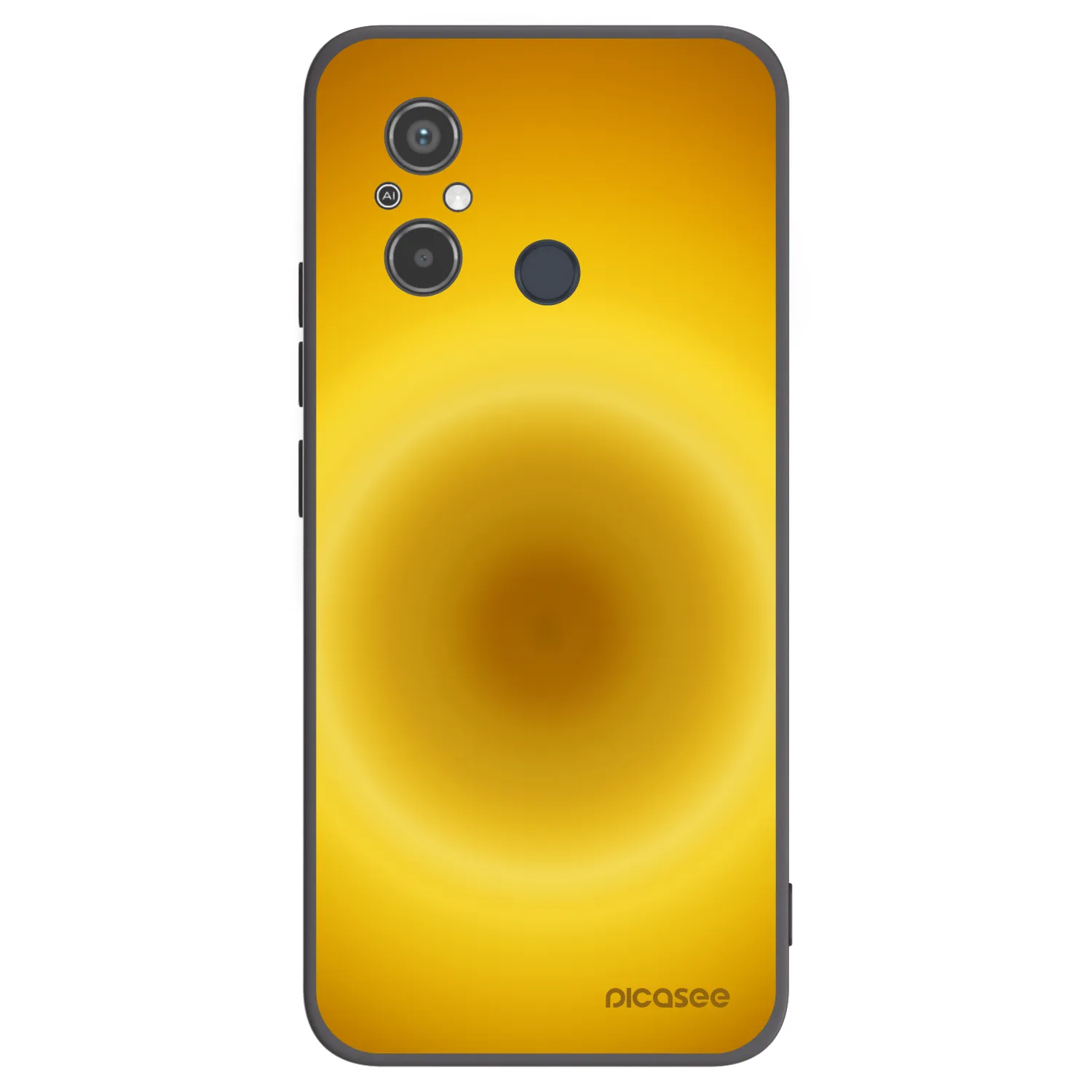Picasee crna silikonska maskica za Xiaomi Redmi 12C - Solar Pulse